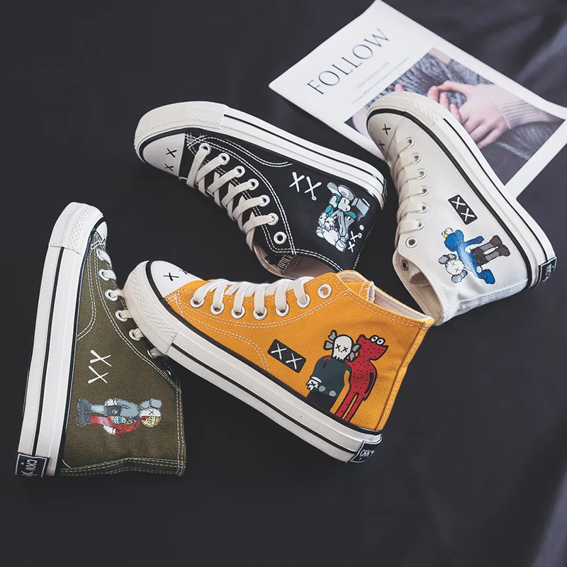

Casual Shoes Women Sneakers High Top Canvas Shoes Woman Sneakers Women Student Canvas Shoes Vulcanized zapatillas mujer ST447