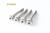 1 piece pack titanium dualdrive bolts m10x1 25x6580 90 100 race spec screws for brake system caliper motorcycle parts