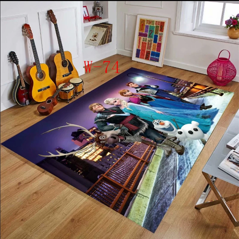 Детский коврик для ползания принцессы Эльзы и Анны из мультфильма Холодное