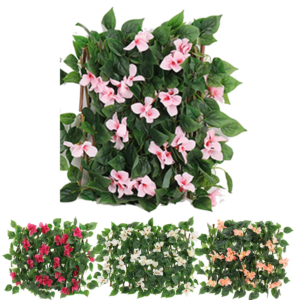 

1pc X Expandable Fence Expanding Trellis Artificial Flower Garden Wall Leaf Wood Telescopic Fence High Quality