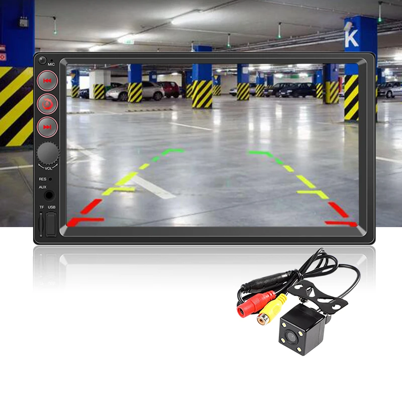 7 дюймов 7062 усилитель сенсорный Экран 2 Din слот для карт памяти DVR Поддержка на