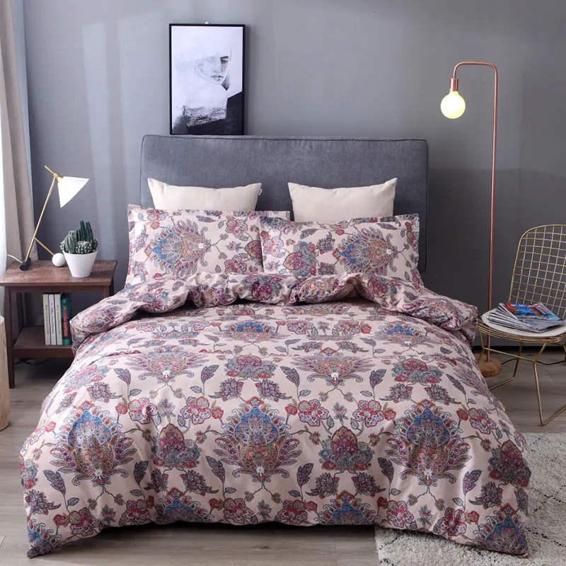 

flower bedding set luxury duvet cover set comforter bedding sets full queen king size bed set cover classic bed linen adults