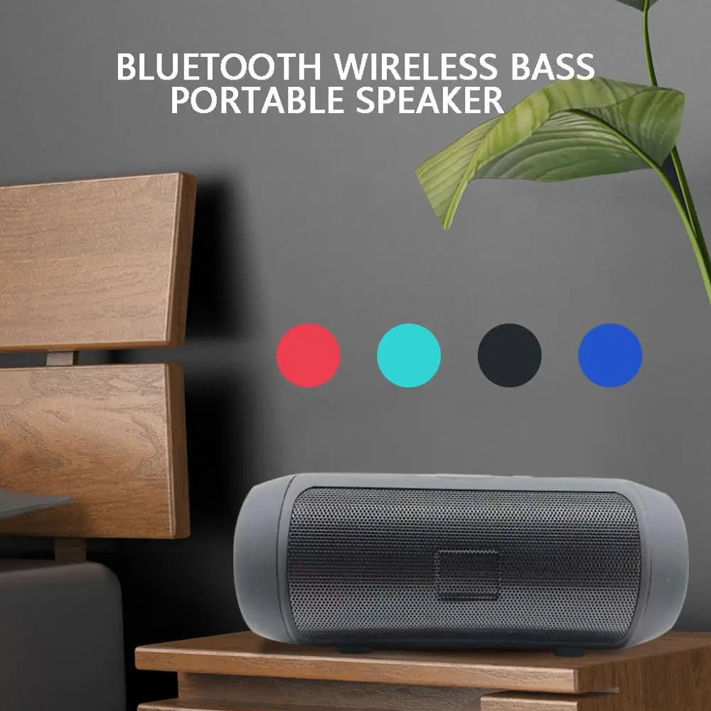 Водонепроницаемая Bluetooth Беспроводная колонка USB музыка бас Портативная уличная