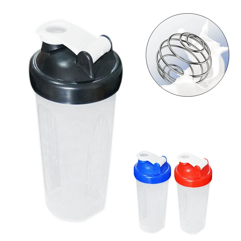 600ml Portable Mixer Cup Protein Blender Sport Water Bottle Bodybuilding Herbalife Nutrition Protein Powder Gym Shaker Bottles