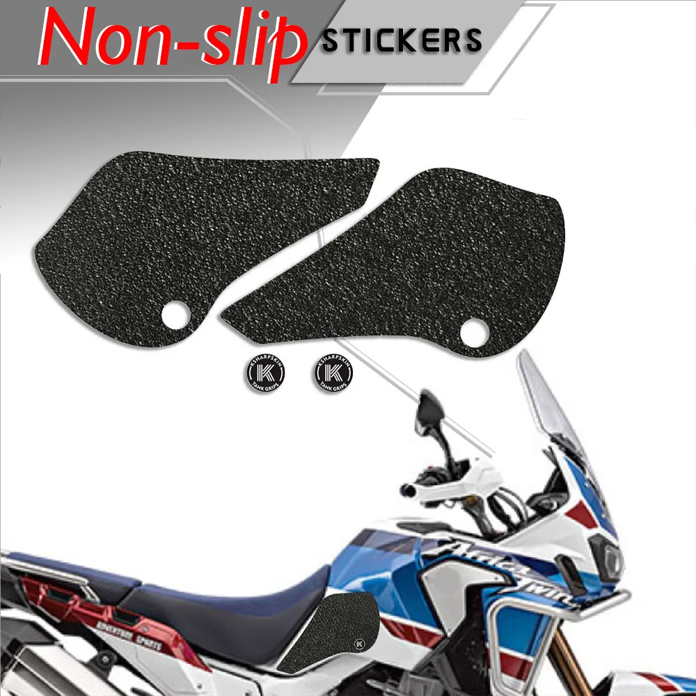 

Motorcycle tank grip fuel tank traction pad side knee grip friction protector sticker for HONDA 18 AFRICA TWIN ADVENTURE SPORT