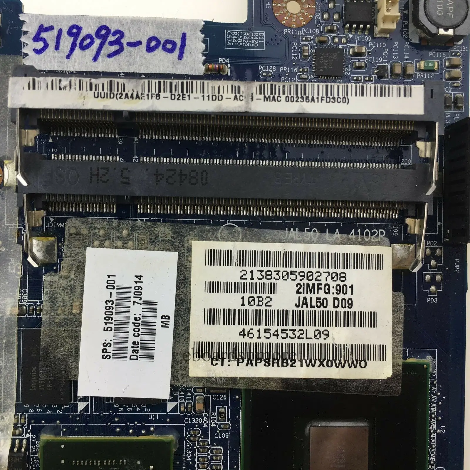 519093-001 для HP DV4 DV4-1200 Материнская плата intel PM45 Чипсет nvidia класс A | Компьютеры и офис