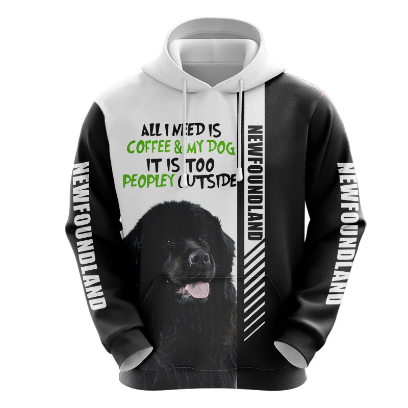 

Cute Newfoundland Dog 3D Printed Jacket Men/women Casual Streetwear Hoodies Boys Hip Hop Hoody Sweatshirts Mens Hipster Clothes