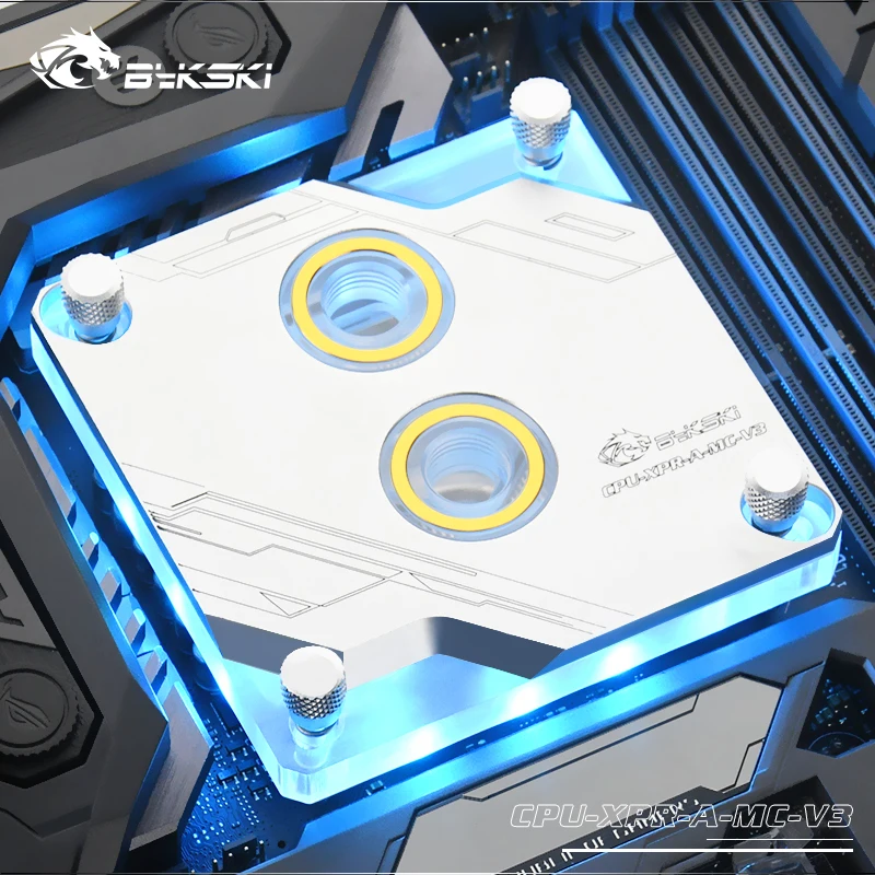 Bykski CPU водный блок для Intel LGA 1700 1200 1150 1151 1155 2011 2066 охладитель процессора 5В 3pin 12В 4pin