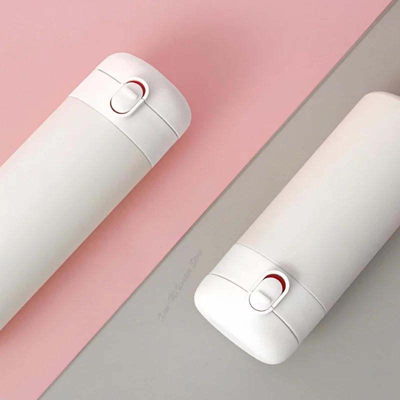Xiaomi Pinlo 400 мл/530 мл Питьевая Вакуумная чашка из нержавеющей стали холодная 6 часов колба бутылка для воды одной рукой на изоляционный замок