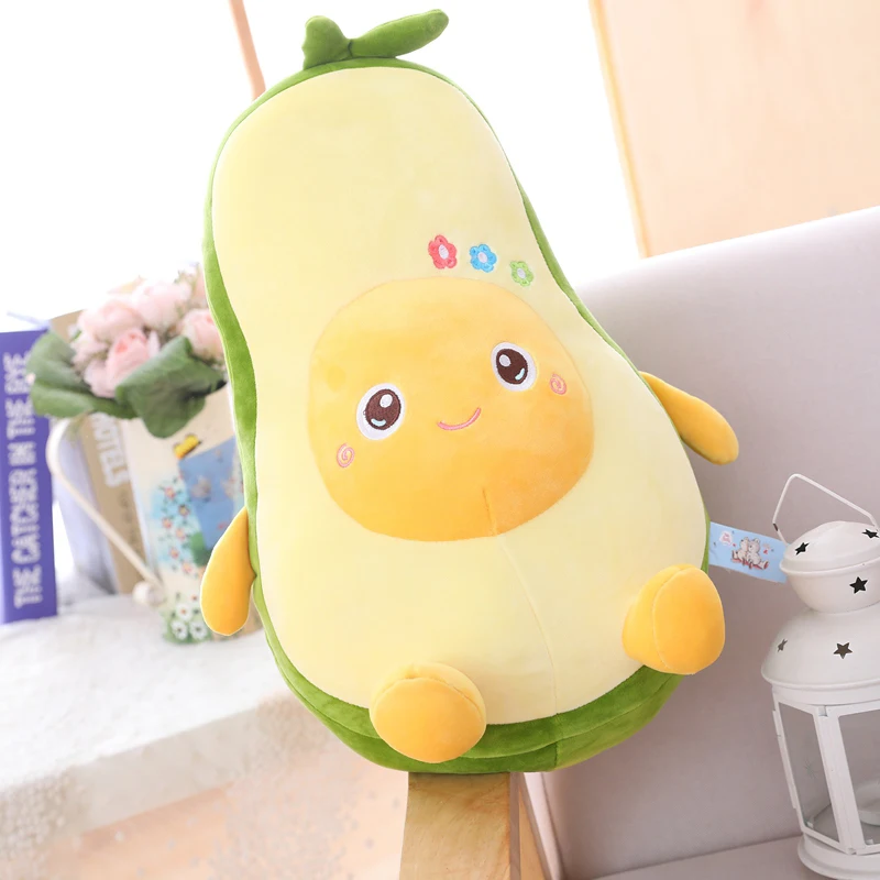 Мультфильм авокадо мягкая плюшевая игрушка кукла креативный малыш фрукты