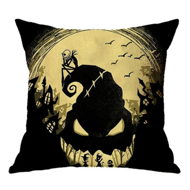 

Halloween Pillow Pillow Case Linen New Skull Horror Pillow Halloween Pillow Case Pillow Halloween Party Decoration