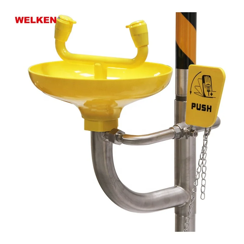 

Top sale excellent quality laboratory safety combination emergency portable eye wash station