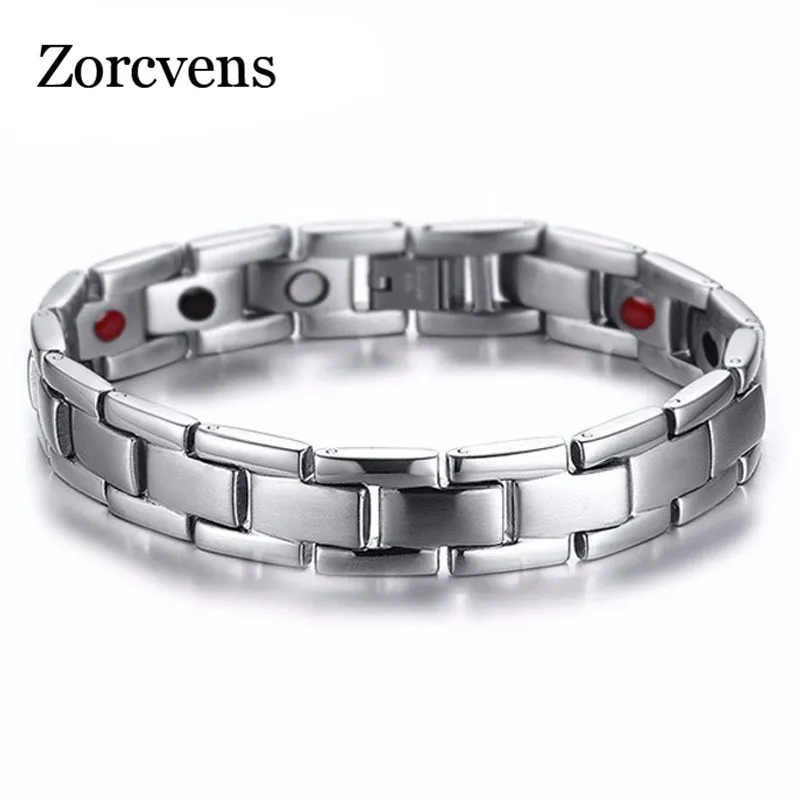 Браслет на запястье с магнитом из германиевой нержавеющей стали|Браслеты