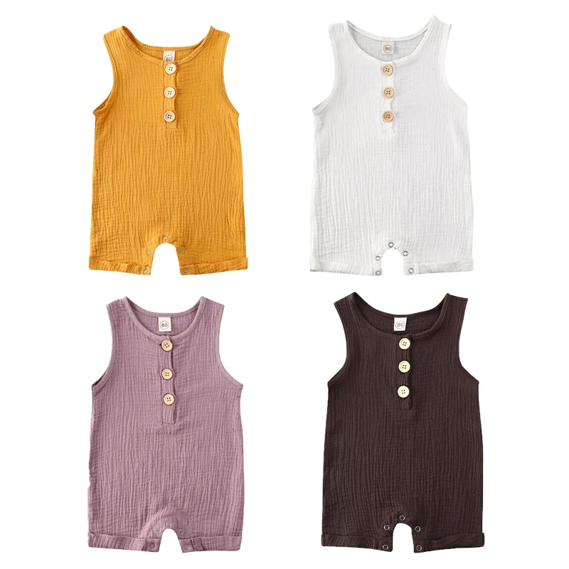 Новинка 2020 популярные детские летние комбинезоны Одежда для новорожденных