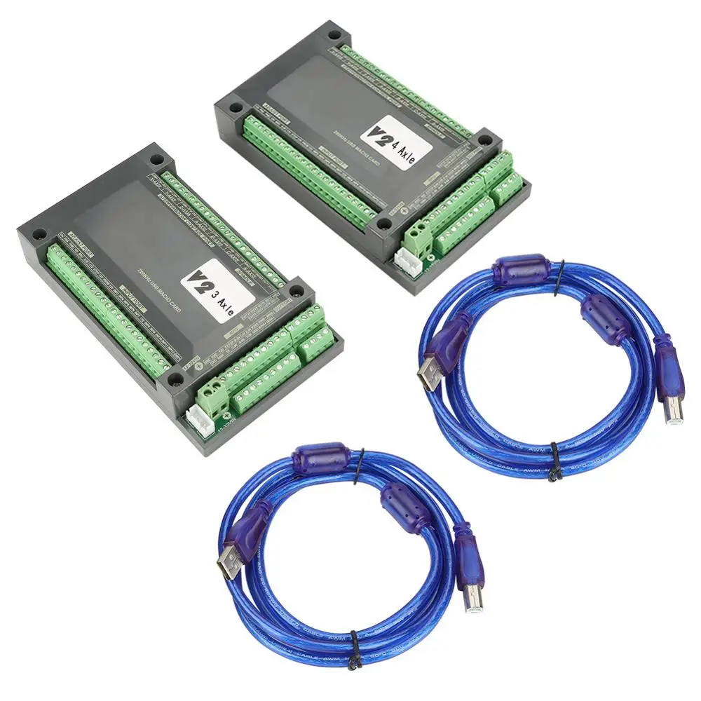 MACH3 ЧПУ Управление USB карты 200 кГц NVUM 3 4 оси движения карта с Slave Ф для шаговый