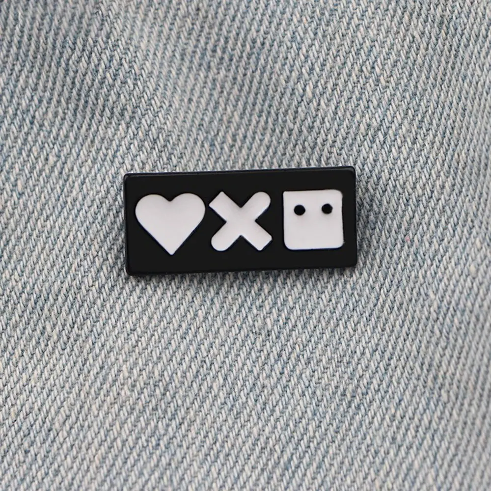 Женская эмалированная заколка Love Death &amp рюкзак в виде робота металлическая