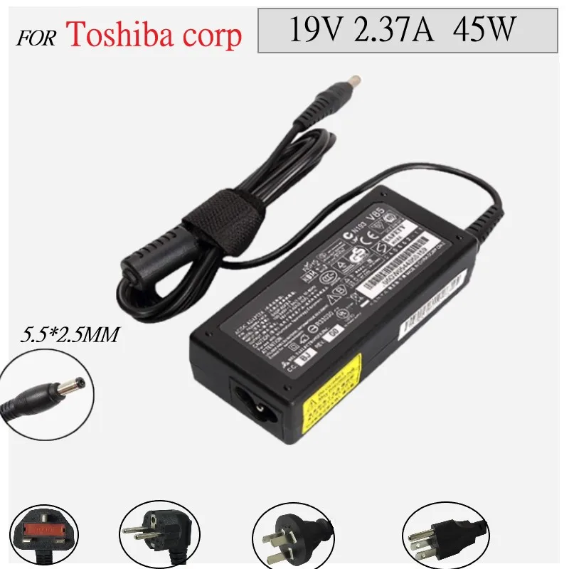 

19V 2.37A 45W laptop adapter charger for Toshiba PA3822U-1ACA PA3822E-1ACA PA5096U-1ACA PA5098U-1ACA PA5177E-1AC3 PA5177U-1ACA