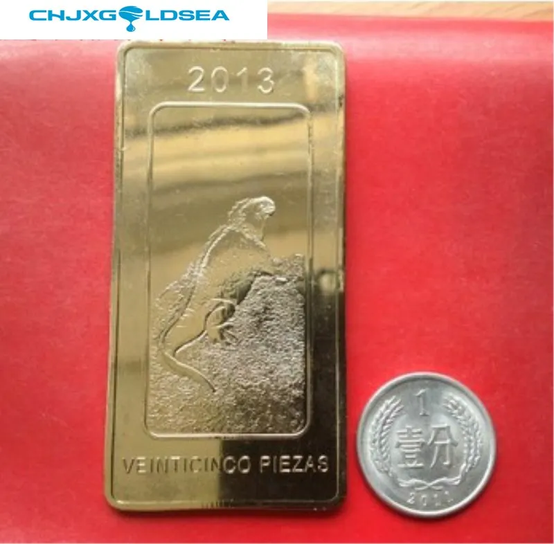 

Galapagos 25 new cobbado Marine iguana Rectangul Coins Coin Original Not circulated 2013 year