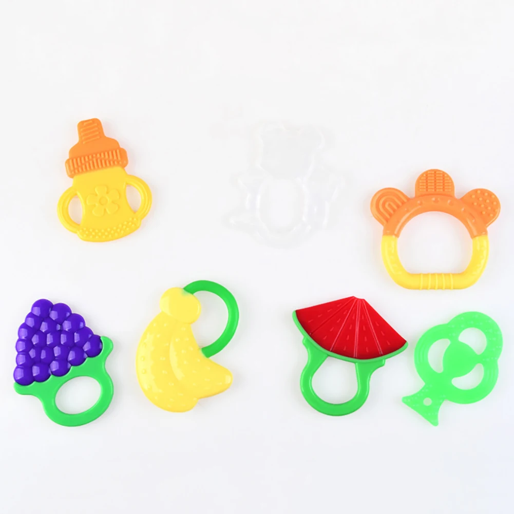 Baby Infant Rattle Grape Bear Silicone Teether Soothing Tooth Chew Teething Toy New | Мать и ребенок