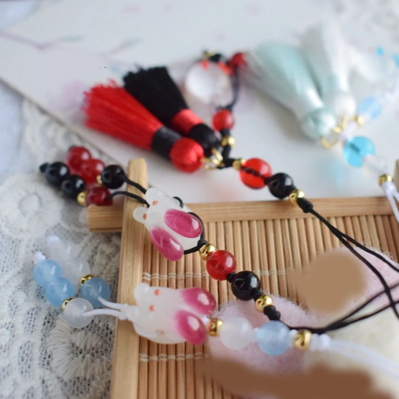 Grandmaster of Demonic Cultivation Tassel Pendant Mobile Phone Backpack Cosplay Decor Prop Collectible for Boy Girl 1pcs | Тематическая