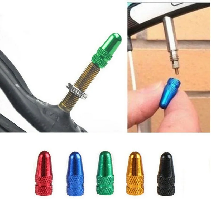 Колпачки для клапанов велосипеда алюминиевые колпачки высокого давления 4 шт.