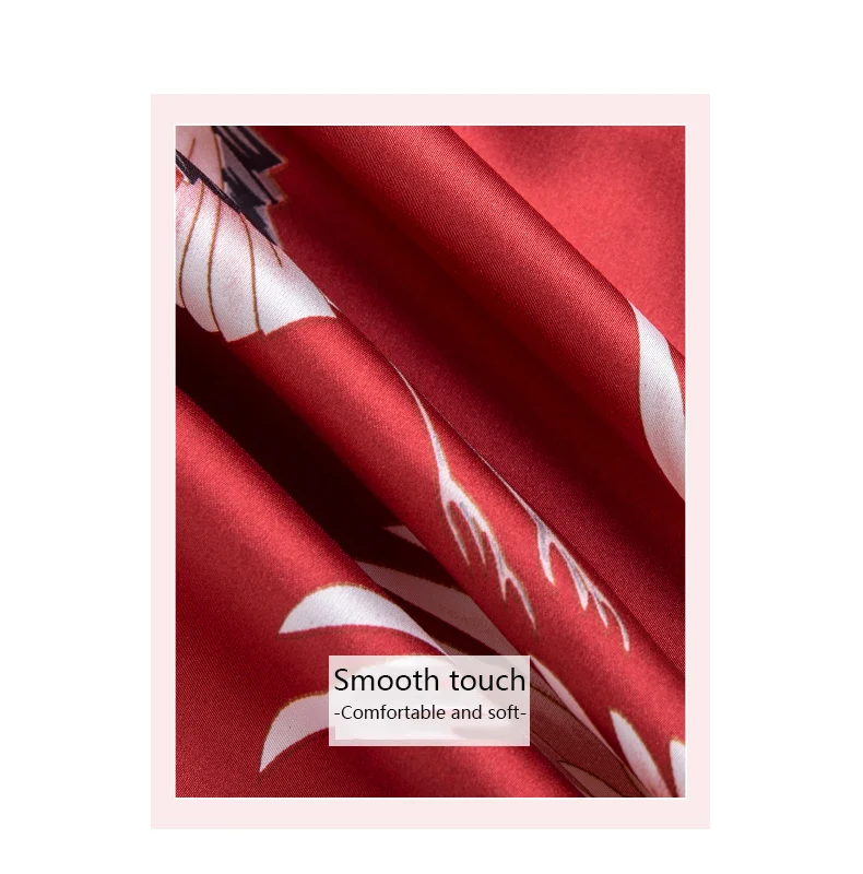 Женская ночная рубашка до колен YAO TING удобная мягкая серая винно-красная с