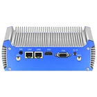 Мини-ПК без вентилятора с двумя LAN, Core i5 5200U, i3 4005U, Celeron 3205U, 2 * COM, DDR3L, Wi-Fi, Windows, Linux, Ubuntu, промышленный мини-компьютер
