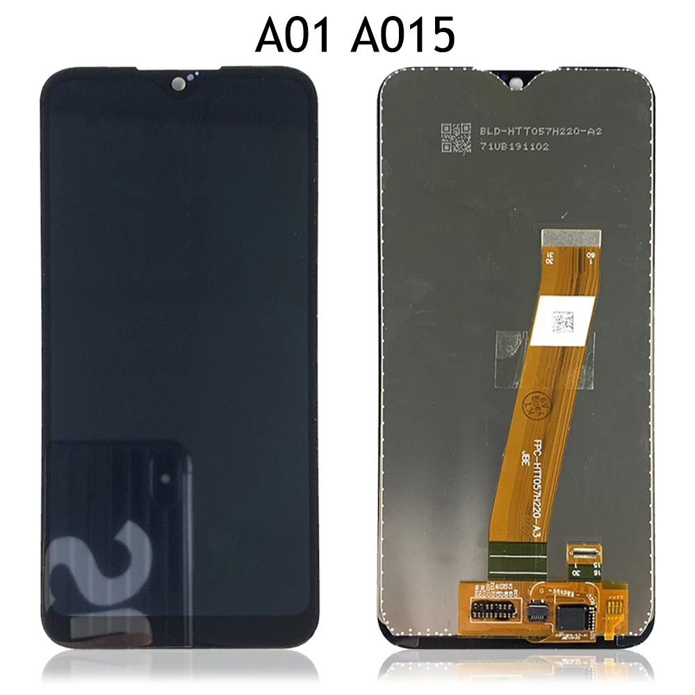 Оригинальный ЖК-дисплей 5 шт./лот для Samsung Galaxy A01 A015 с сенсорным экраном и