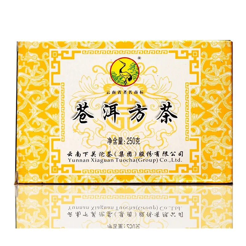 2011 год чай Xiaguan сжатый Sheng cha r Cang Er Fang Zhuan Shen старинный 250 г|Заварники| |
