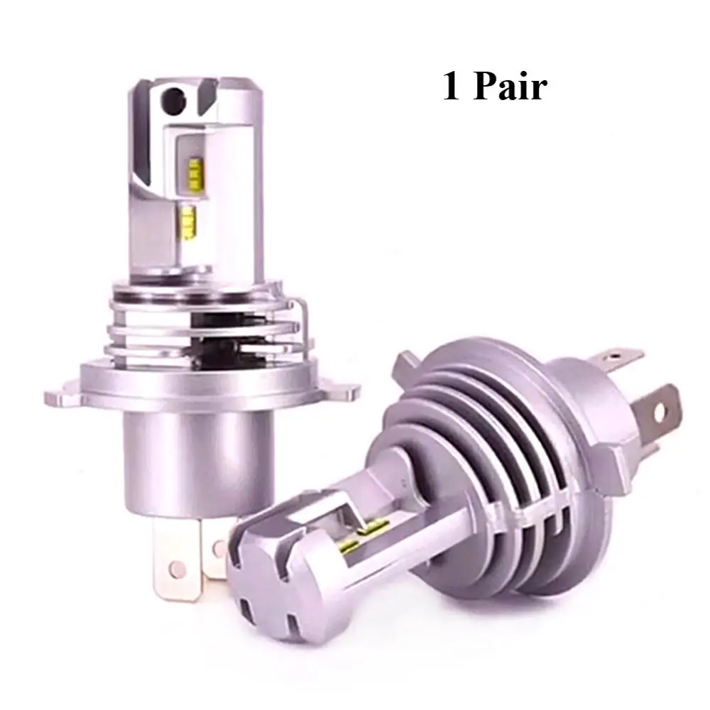 1 Pari for car YOTONLIGHT 2 предмета супер светодиодный H4 лампа 55 Вт 15000lm мини светодиодные лампы для передних фар светодионая лампа h4 Автомобильные фары для мотоцикла зэс 6500 к белый свет 12 В - Испускаемый цвет: 1 Pari for car