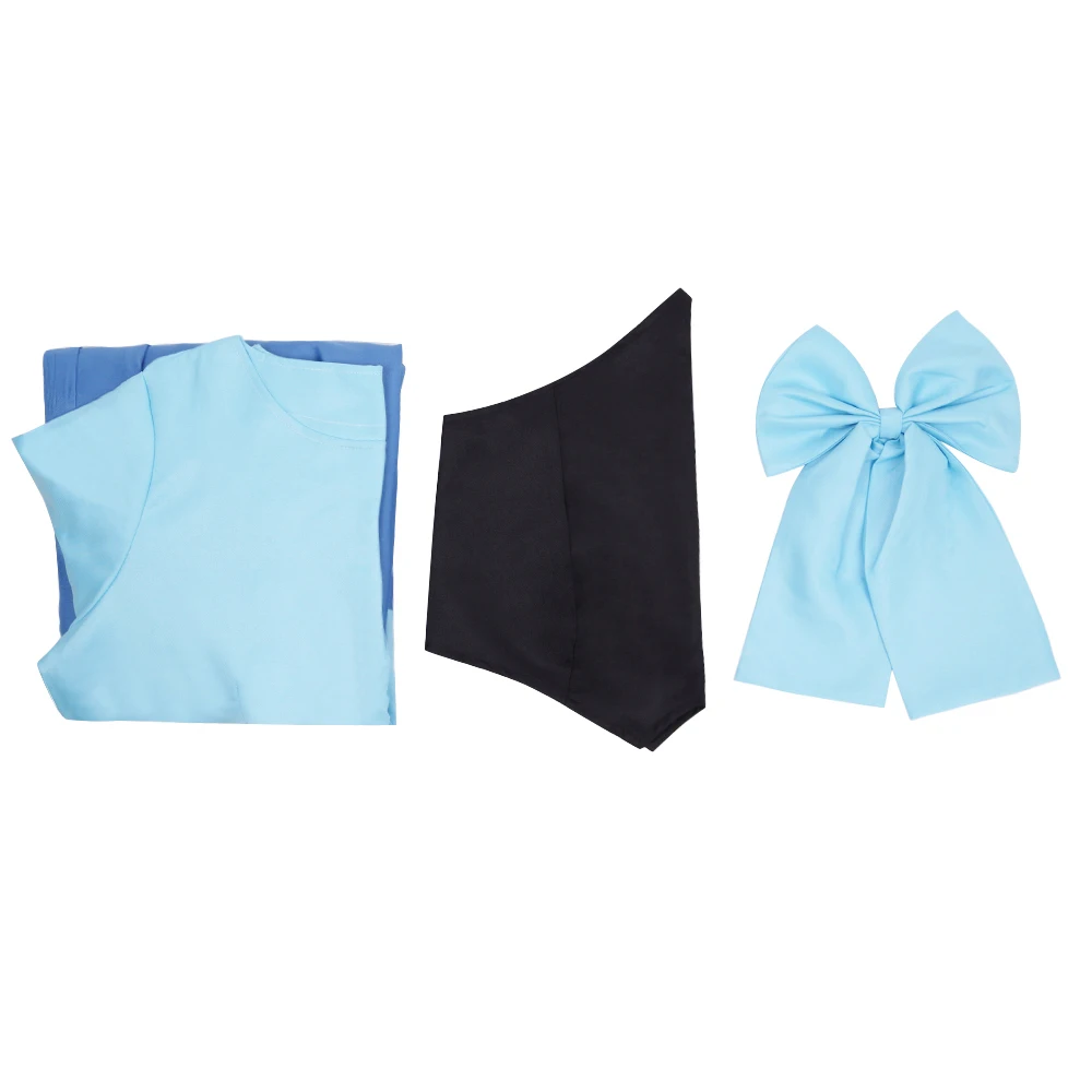 Женский костюм для косплея Ариэль голубое платье маленькой Русалочки взрослых