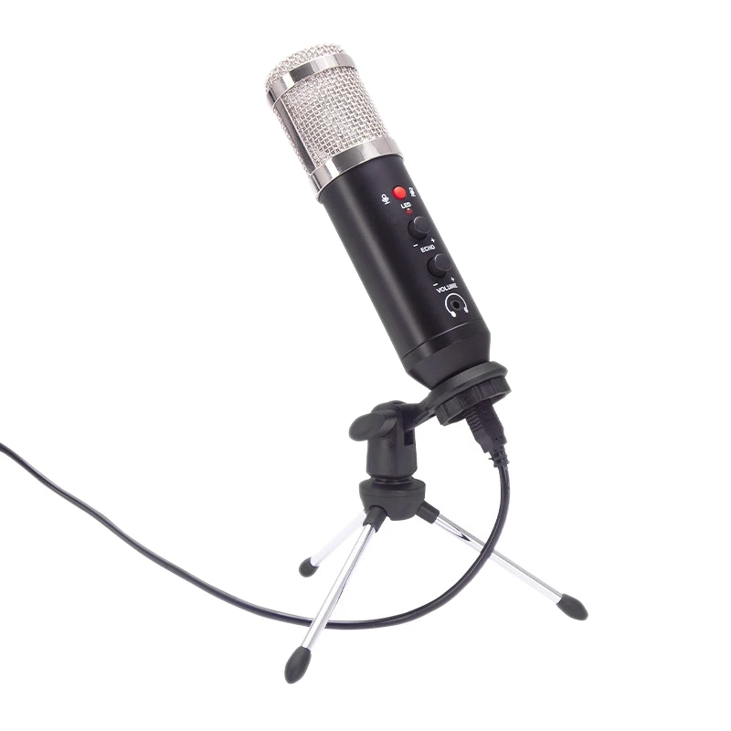 

USB Microphone PC Microphone Cardioid Pickup Tape Adjustable Tripod for Recording Streaming Podcasting Games