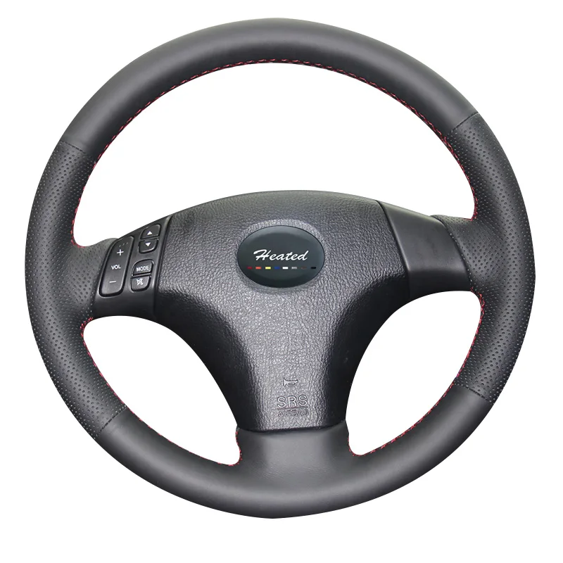 Наппа Оплетка на Руль Обложка для Mazda 3 Axela 2003 2009 6 Atenza 2004 2008 5 2010 чехол руль мазда 6|on