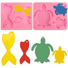 1 шт. черепаха, морская жизнь, 3D fondant (сахарная)-форма для литья под давлением, для шоколада для выпечки Кухня формы украшения пресс-форм