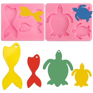 1 шт. черепаха, морская жизнь, 3D fondant (сахарная)-форма для литья под давлением, для шоколада для выпечки Кухня формы украшения пресс-форм