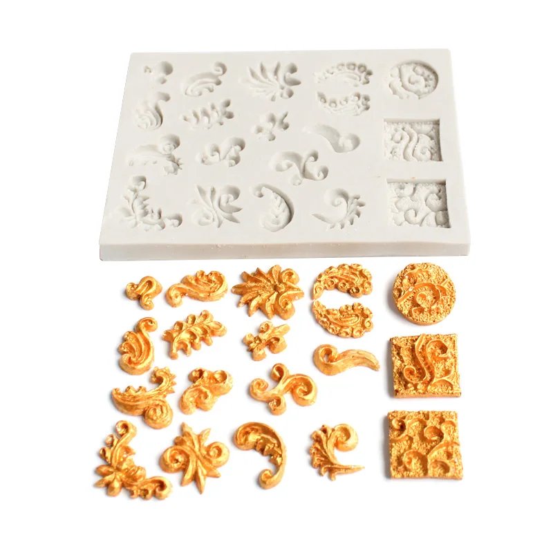 Ретро рамка Сделай Сам помадка торт Бродер инструмент для украшения женская