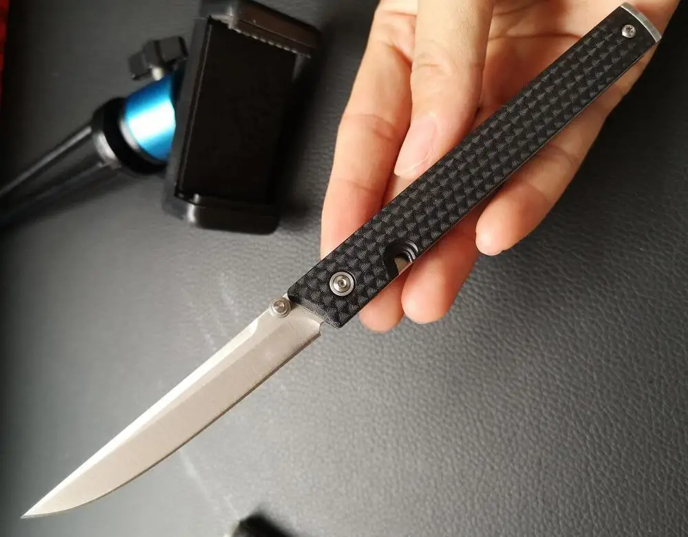 Жарко продавать 7096 CEO карманный нож 8Cr13 сталь для выживания на открытом воздухе и кемпинга с ручкой из стеклонаполненного нейлона легкий тоже.