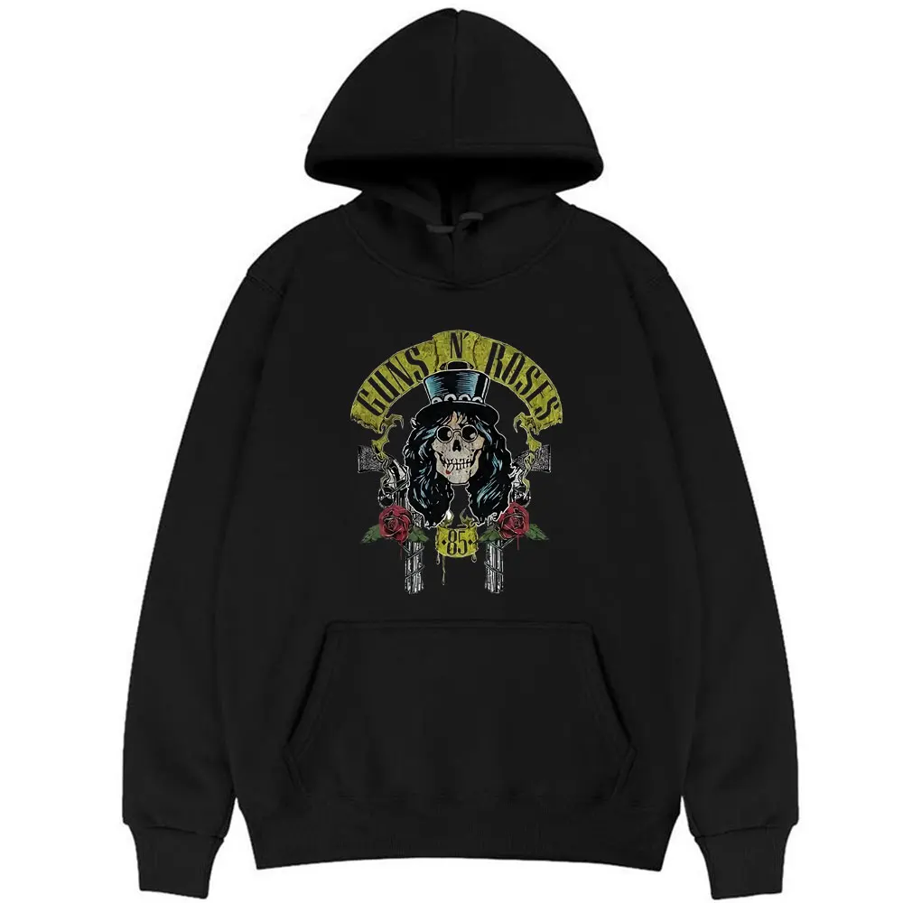 

Guns N Roses Slash 85 Hoodie Fashion Unisex Hip Hop Style Hoody Sweatshirt Men Women Casual Loose Hoodies Man Oversize Clothes