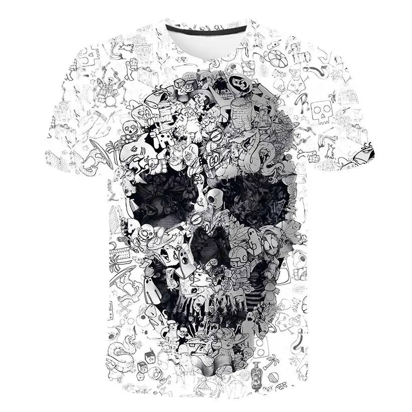 

2021 fashion summer men's T-shirt 3d printing breathable T-shirt street clothing printing men's and women's T-shirt