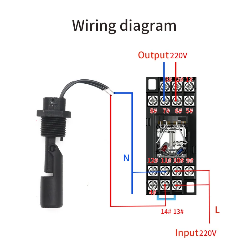 ELECALL датчик уровня воды поплавковый выключатель контроллер жидкости