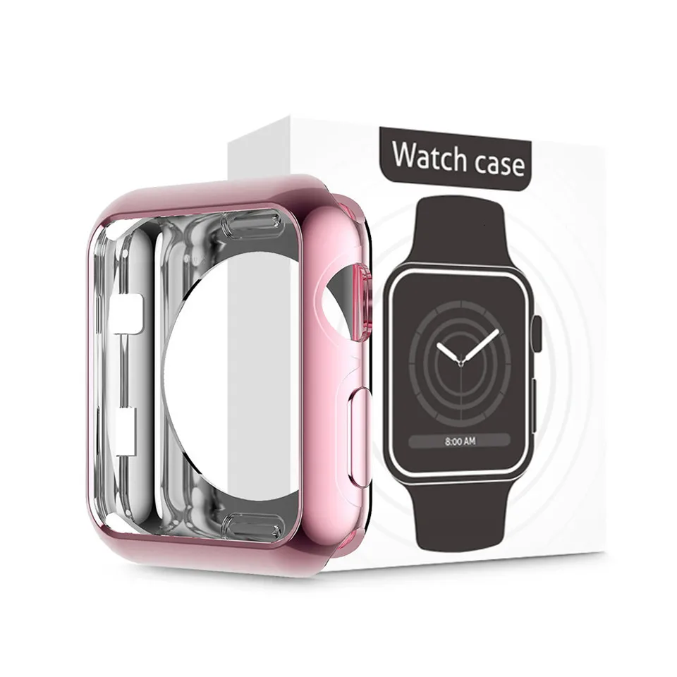 Защитный чехол из мягкого силикона для Apple Watch 40 мм 44 мм iWatch серии 1 2 3 4 42 мм 38 мм