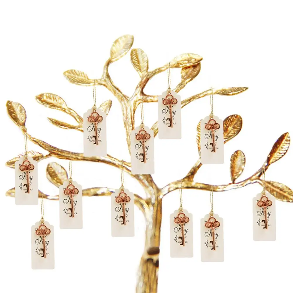 10 компл. Творческий простой ретро Ключ форма бутылки кулон с биркой для вечерние