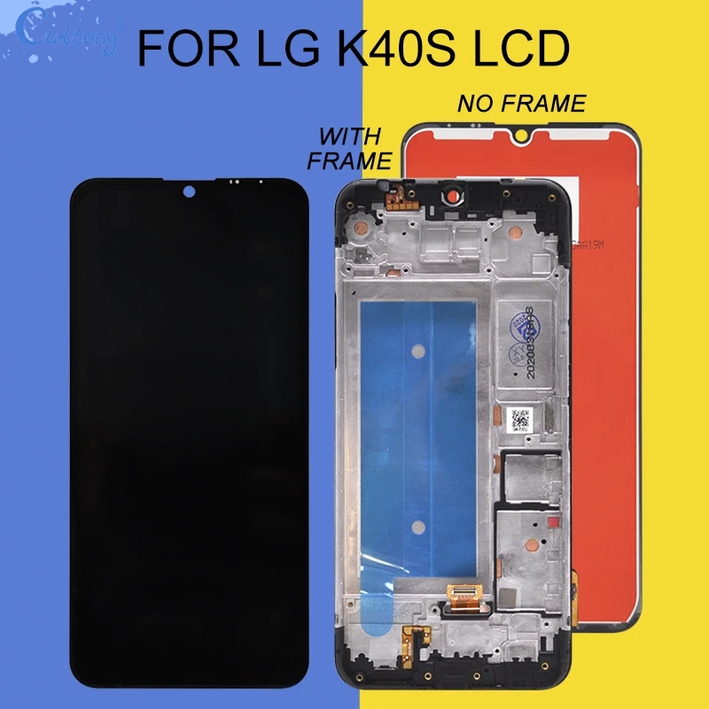 

ЖК-экран Catteny для LG K40S, сенсорный дигитайзер X430, дисплей с рамкой в сборе, бесплатная доставка