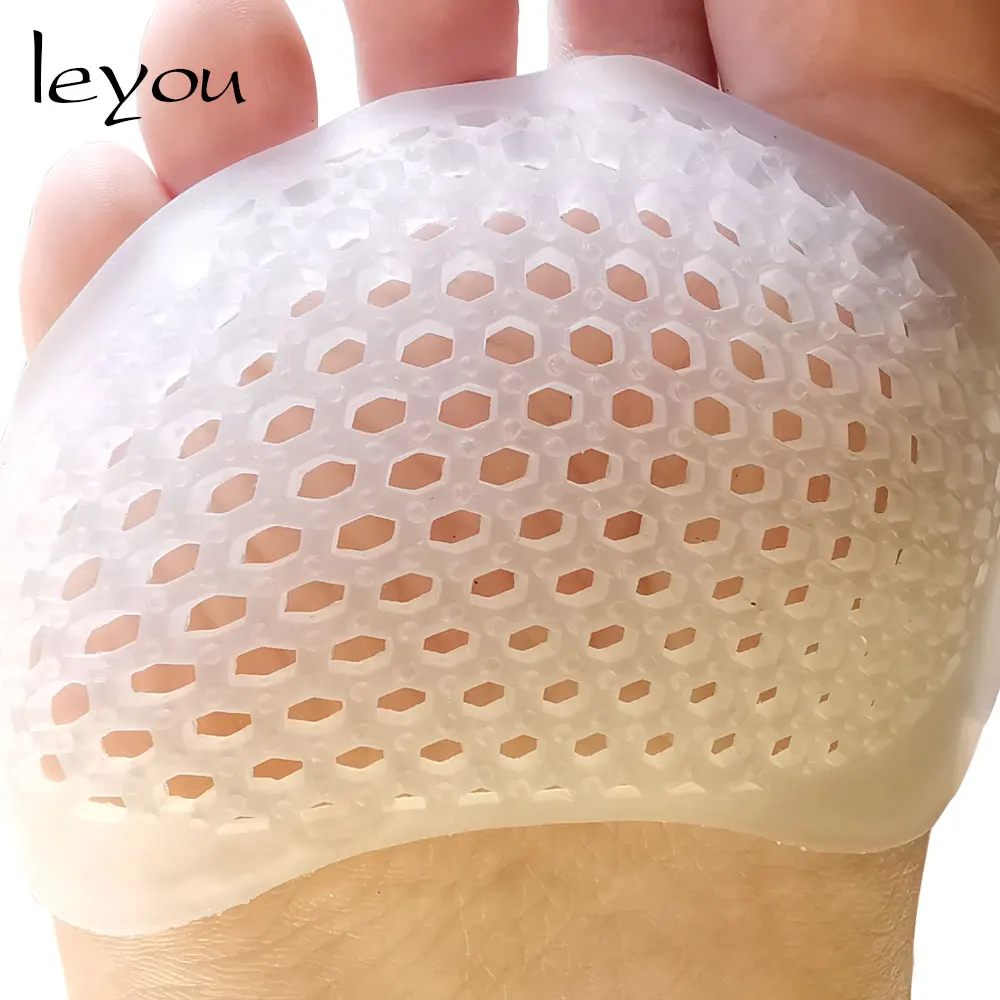 Leyou Силиконовые Мягкие стельки для ног обувь на высоком каблуке гелевые дышащий