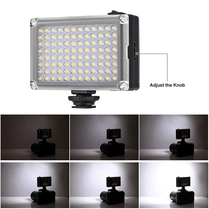 LED лампа для цифровой видеозаписи Ulanzi 96 камеры освещение в фотостудию внешняя
