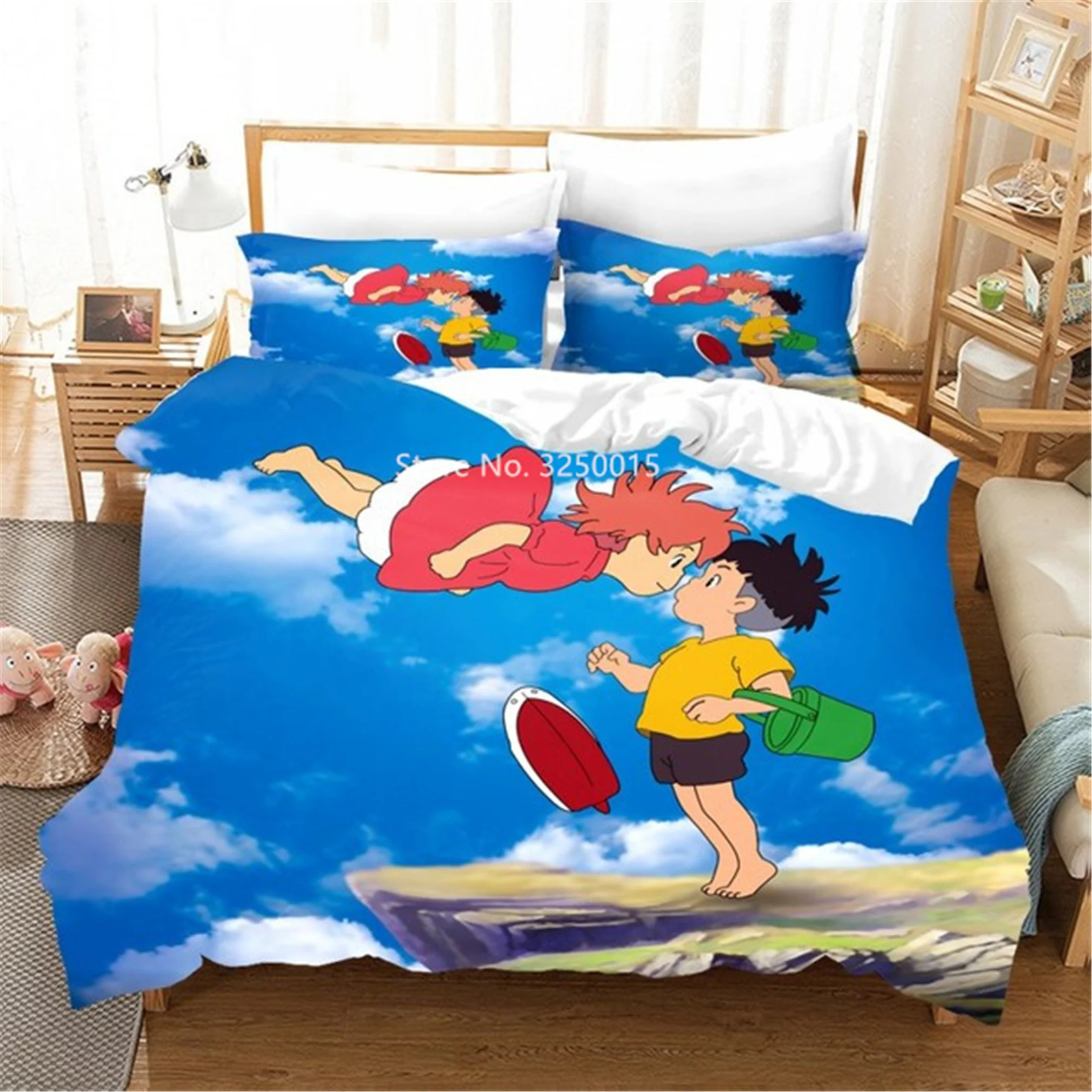 

Домашний текстиль, милый мультяшный рисунок Bo Niu and Sosuke, детское удобное одеяло, наволочка, Комплект постельного белья, украшение для спальни