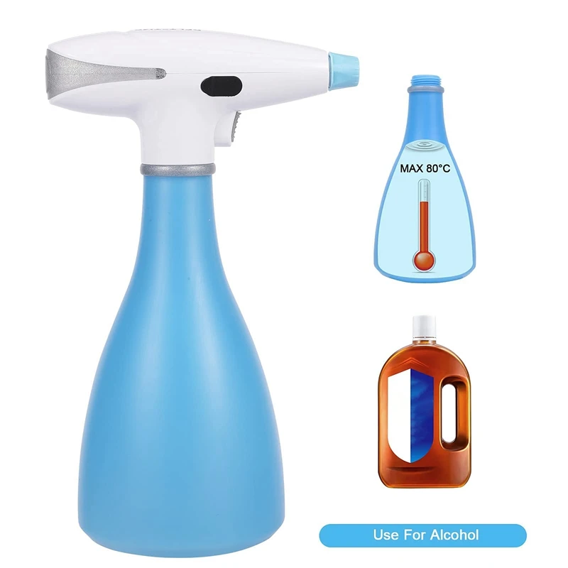 

Electric Plant Mister Spray Bottle 1L Rechargeable Handheld Watering Can with Adjustable Spout for Indoor/Outdoor