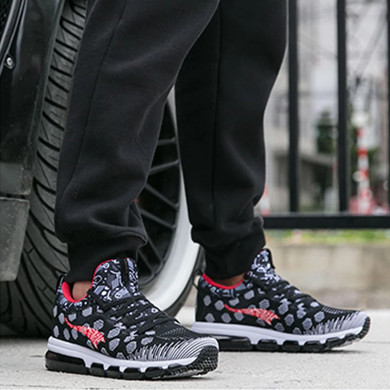 Onemix мужские кроссовки для бега удобные с воздушной подошвой улицы легкой