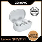 Оригинальные беспроводные наушники Lenovo QT81XT91, беспроводные наушники TWS, игровые наушники с интеллектуальным шумоподавлением, Bluetooth 5,0, Inalambrico Sleep