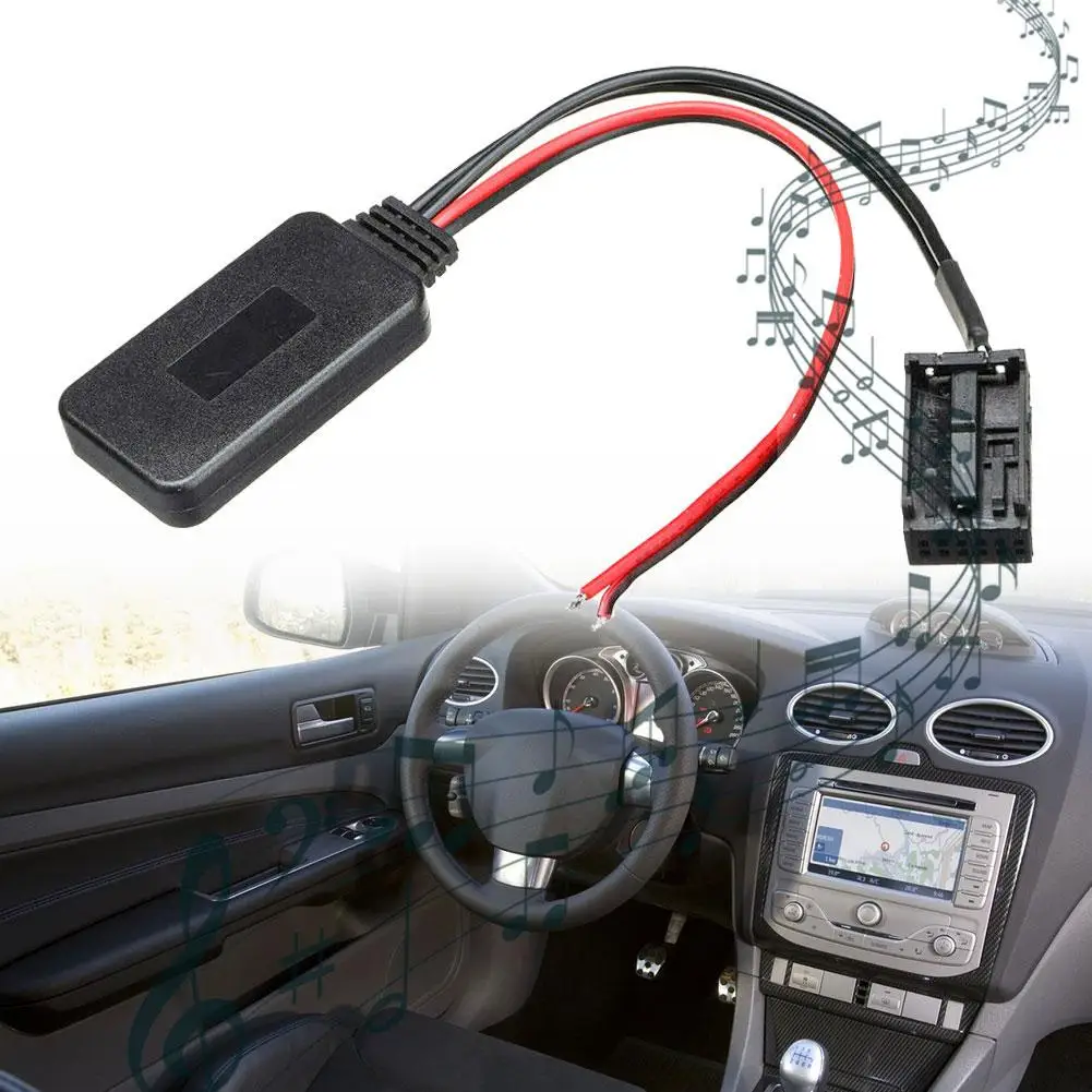 Bluetooth Audio Cable For Ford For Focus Mk2: 2005 Onwards For Ford For C-MAX Mk1: 2003 Onwards For Ford For Mondeo Mk3